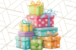 Farm Birthday Clipart PNG, Watercolor Farm Animals Birthday Product Image 2