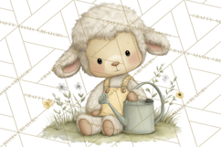 Vintage Farm Animal Clipart, Whimsical Farm Animals Clip Art Product Image 2