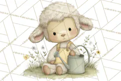Vintage Farm Animal Clipart, Whimsical Farm Animals Clip Art Product Image 2