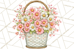 Spring Cottagecore Florals Clipart, Wildflower Bouquets Product Image 2