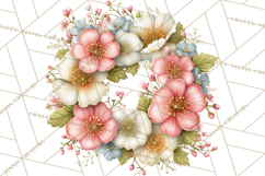 Spring Cottagecore Florals Clipart, Wildflower Bouquets Product Image 3