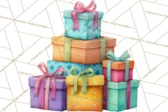 Farm Birthday Clipart PNG, Watercolor Farm Animals Birthday Product Image 4