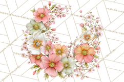 Spring Cottagecore Florals Clipart, Wildflower Bouquets Product Image 4