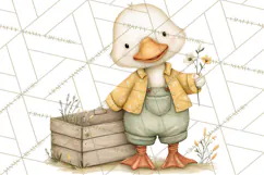 Vintage Farm Animal Clipart, Whimsical Farm Animals Clip Art Product Image 5
