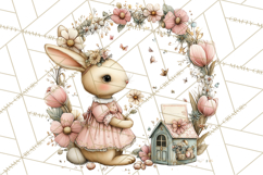 Easter Letters and Mail PNG, Spring Stationery Clipart Product Image 3