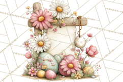 Easter Letters and Mail PNG, Spring Stationery Clipart Product Image 4