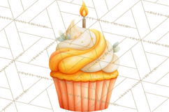 Farm Birthday Clipart PNG, Watercolor Farm Animals Birthday Product Image 4