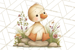 Vintage Farm Animal Clipart, Whimsical Farm Animals Clip Art Product Image 5