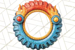 Monster Truck Birthday Party Clipart, Racing Celebration Png Product Image 4