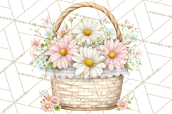 Spring Cottagecore Florals Clipart, Wildflower Bouquets Product Image 4