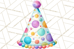 Farm Birthday Clipart PNG, Watercolor Farm Animals Birthday Product Image 4