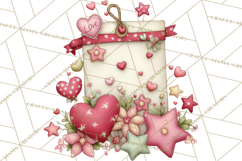 Valentine Clipart PNG, Love Notes Doodles, Envelopes Hearts Product Image 4