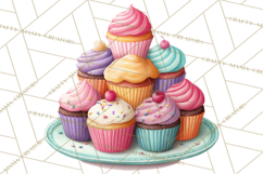 Farm Birthday Clipart PNG, Watercolor Farm Animals Birthday Product Image 5