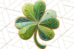 St Patrick’s Day Cookies Clipart, Shamrock Cookie PNG Product Image 5