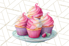 Farm Birthday Clipart PNG, Watercolor Farm Animals Birthday Product Image 2