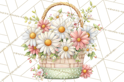 Spring Cottagecore Florals Clipart, Wildflower Bouquets Product Image 3