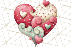 Valentine Clipart PNG, Love Notes Doodles, Envelopes Hearts Product Image 3