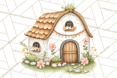 Farm Clipart, Woodland Farm Animals, Cows Pigs Chickens Png Product Image 4