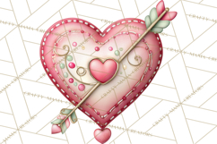 Valentine Clipart PNG, Love Notes Doodles, Envelopes Hearts Product Image 4