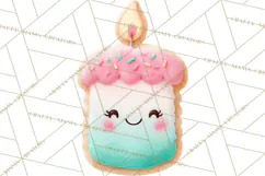 Birthday Cookies PNG, Birthday Cookie Clipart, Cute Sugar Product Image 5