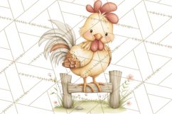 Vintage Farm Animal Clipart, Whimsical Farm Animals Clip Art Product Image 3