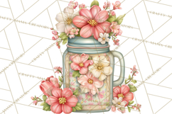 Spring Cottagecore Florals Clipart, Wildflower Bouquets Product Image 4