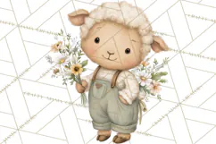 Vintage Farm Animal Clipart, Whimsical Farm Animals Clip Art Product Image 2