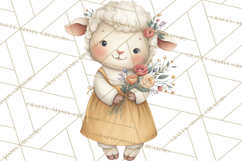 Vintage Farm Animal Clipart, Whimsical Farm Animals Clip Art Product Image 3