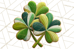 St Patrick’s Day Cookies Clipart, Shamrock Cookie PNG Product Image 3