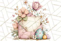 Easter Letters and Mail PNG, Spring Stationery Clipart Product Image 4