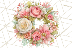 Spring Cottagecore Florals Clipart, Wildflower Bouquets Product Image 4