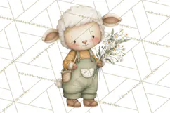 Vintage Farm Animal Clipart, Whimsical Farm Animals Clip Art Product Image 5