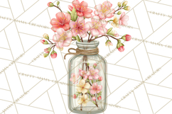 Spring Cottagecore Florals Clipart, Wildflower Bouquets Product Image 4