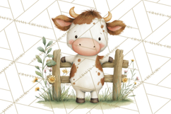 Vintage Farm Animal Clipart, Whimsical Farm Animals Clip Art Product Image 2