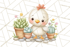 Farm Clipart, Woodland Farm Animals, Cows Pigs Chickens Png Product Image 2