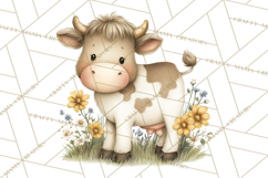 Vintage Farm Animal Clipart, Whimsical Farm Animals Clip Art Product Image 3