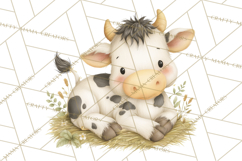 Vintage Farm Animal Clipart, Whimsical Farm Animals Clip Art Product Image 4