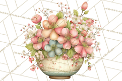 Spring Cottagecore Florals Clipart, Wildflower Bouquets Product Image 4