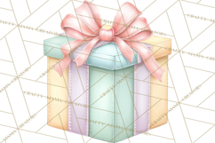 Pastel Birthday Clipart, Soft Party Decorations PNG, Festive Product Image 3