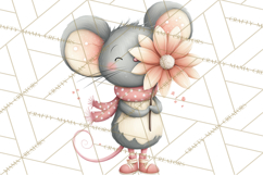 Spring Garden Animals Clipart, Whimsical Bunny Duck Frog Png Product Image 5