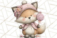 Easter Picnic Animal Clipart, Cute Spring Picnic PNG Product Image 5