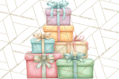 Pastel Birthday Clipart, Soft Party Decorations PNG, Festive Product Image 2