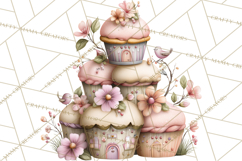 Easter Picnic Animal Clipart, Cute Spring Picnic PNG Product Image 2