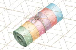 Pastel Birthday Clipart, Soft Party Decorations PNG, Festive Product Image 5