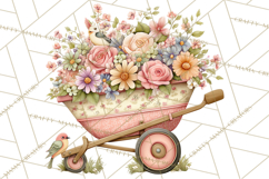 Spring Market Icons Clipart, Rustic Produce and Farm Stand Product Image 5
