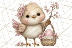 Easter Picnic Animal Clipart, Cute Spring Picnic PNG Product Image 5