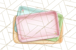 Pastel Birthday Clipart, Soft Party Decorations PNG, Festive Product Image 5