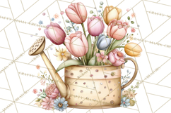 Spring Market Icons Clipart, Rustic Produce and Farm Stand Product Image 5