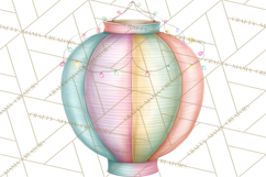 Pastel Birthday Clipart, Soft Party Decorations PNG, Festive Product Image 4