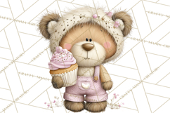 Easter Picnic Animal Clipart, Cute Spring Picnic PNG Product Image 4